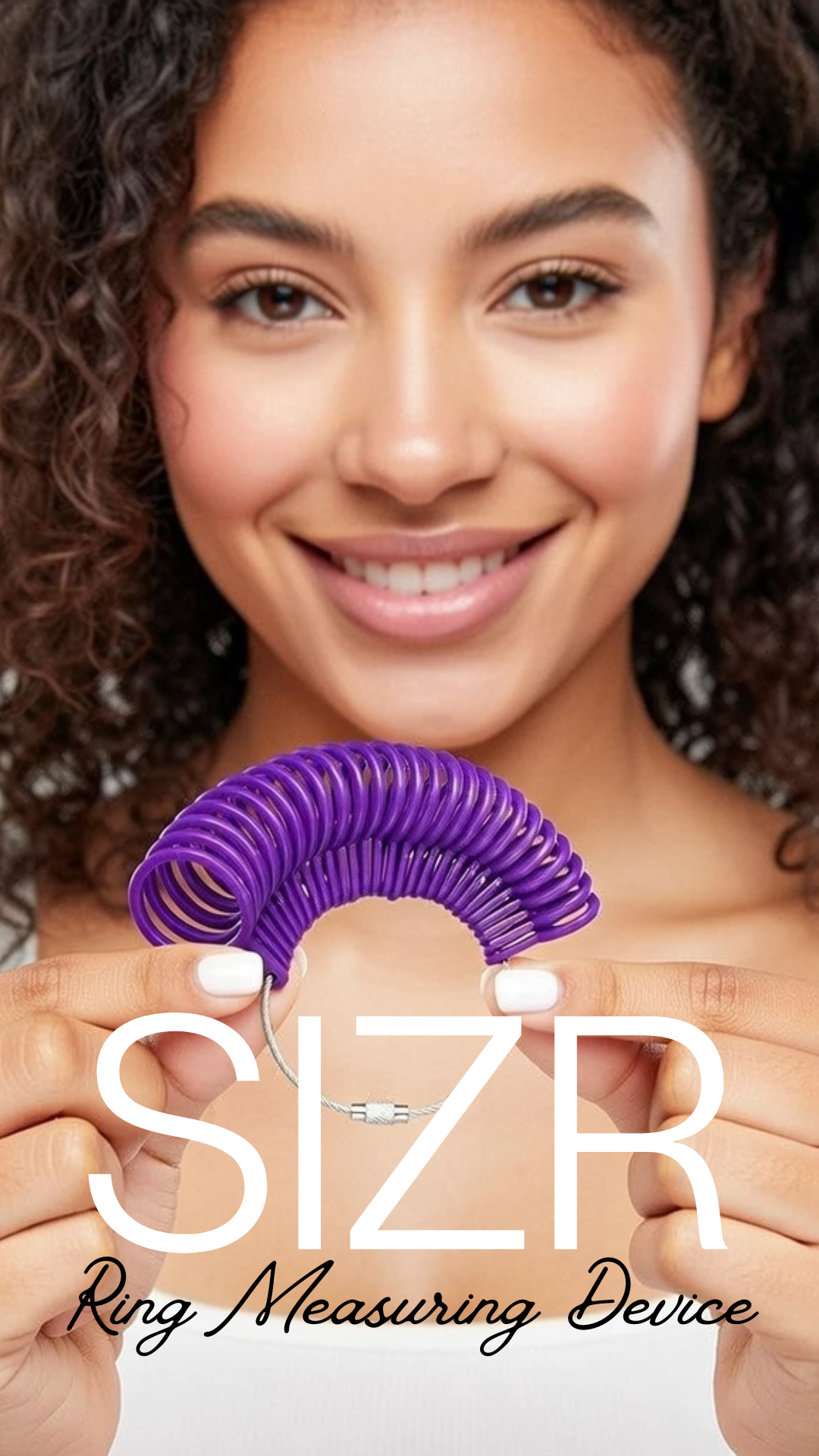 My SIZR Plastic Solid Color Ring Size Measuring Device ( IN 3 COLORS) Plastic. Powerful. Precise.