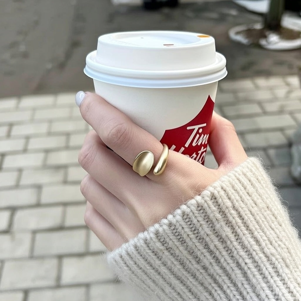 Basic Modern Style Classic Style Water Droplets 18K Gold Plated Metal