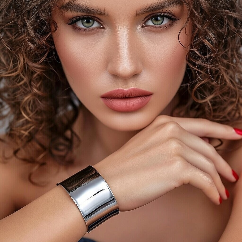 18K Silver Plated Bangle