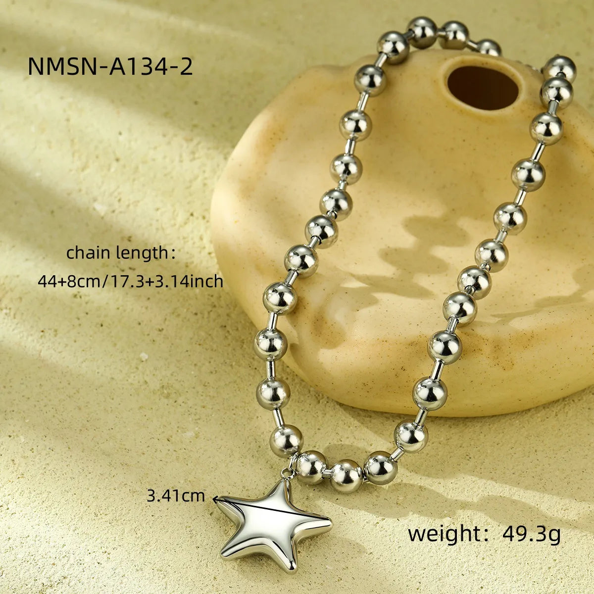 Poppy, PVD Coated Real Gold Plated Star Shape 316 Stainless Steel Lady Waterproof Non Tarnish 316 Stainless Steel Pendant