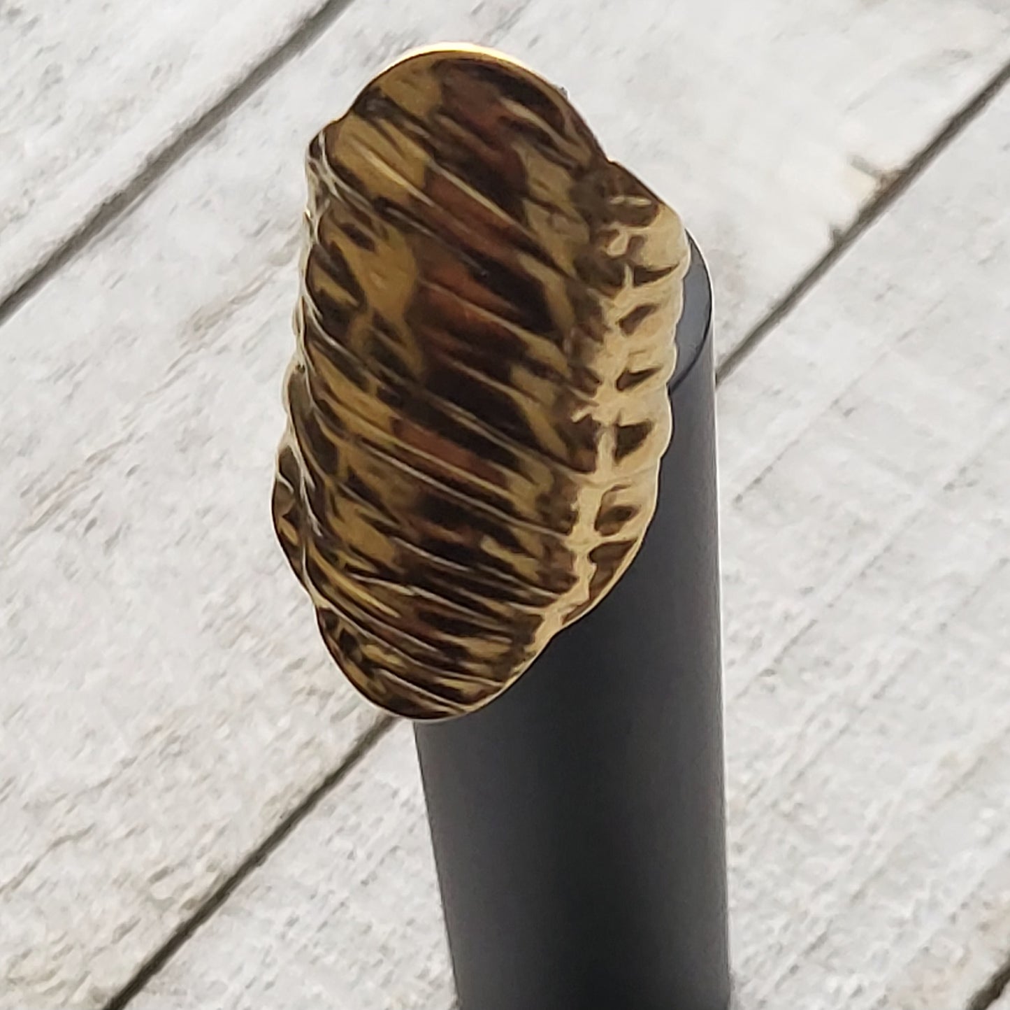 Solid Color Stainless Steel Plating 18k Gold Plated Open Rings