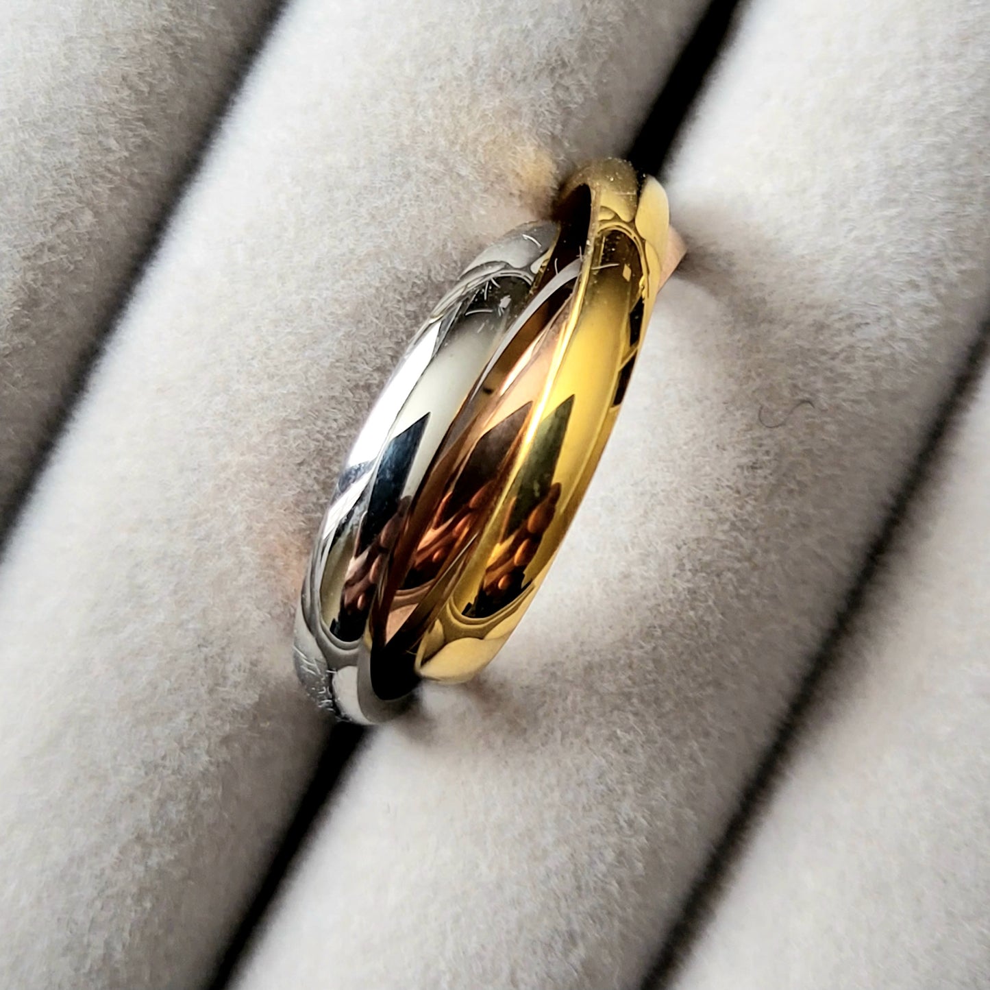 18K gold plated Stainless steel finger ring