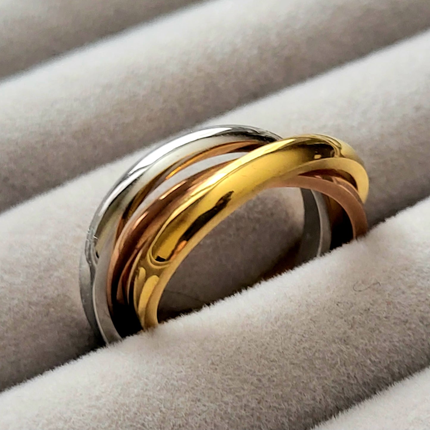 18K gold plated Stainless steel finger ring