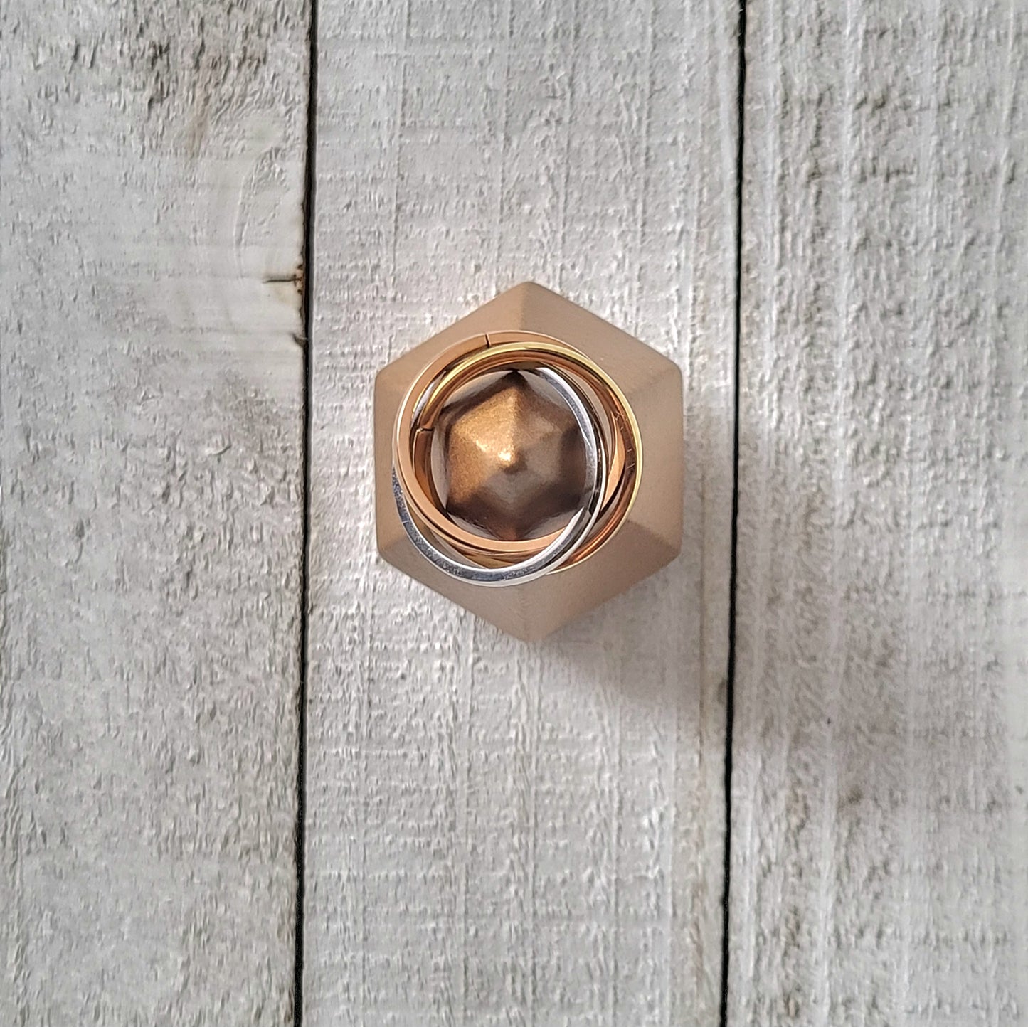 18K gold plated Stainless steel finger ring