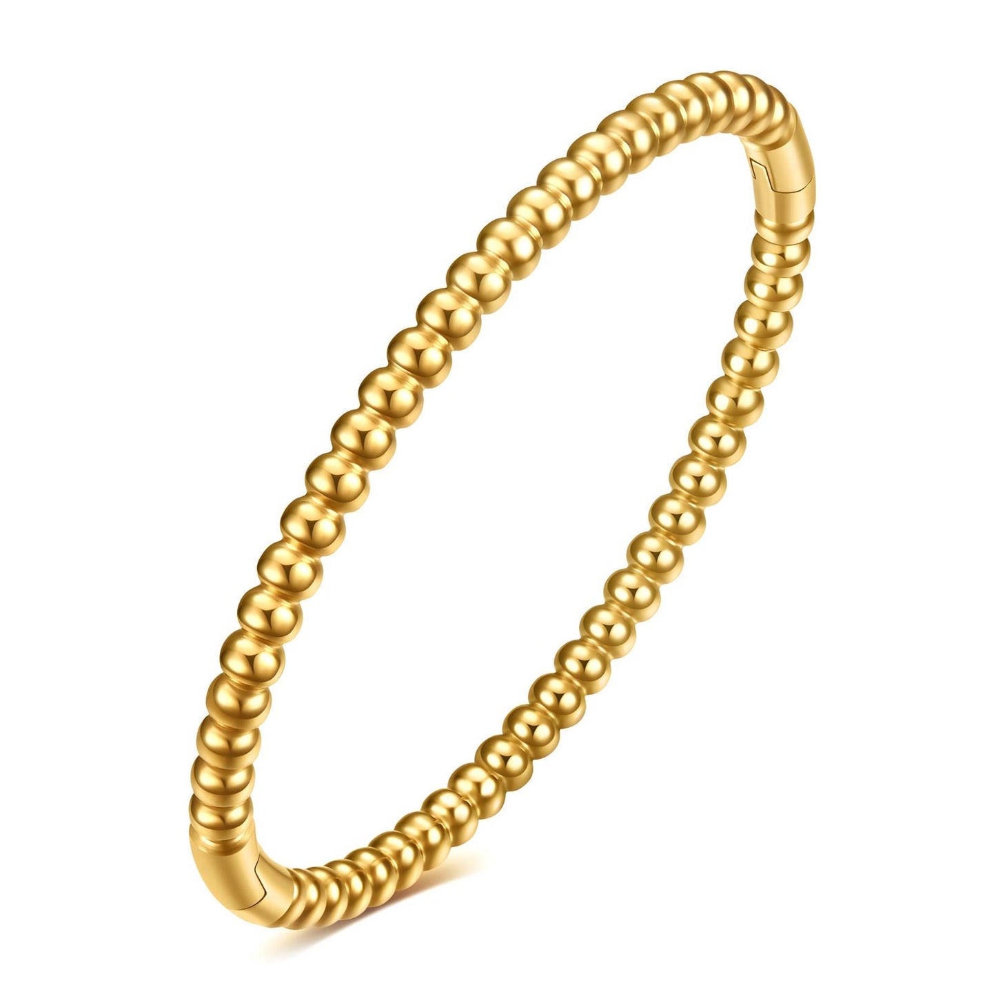 18K gold plated Stainless steel bangle bracelet