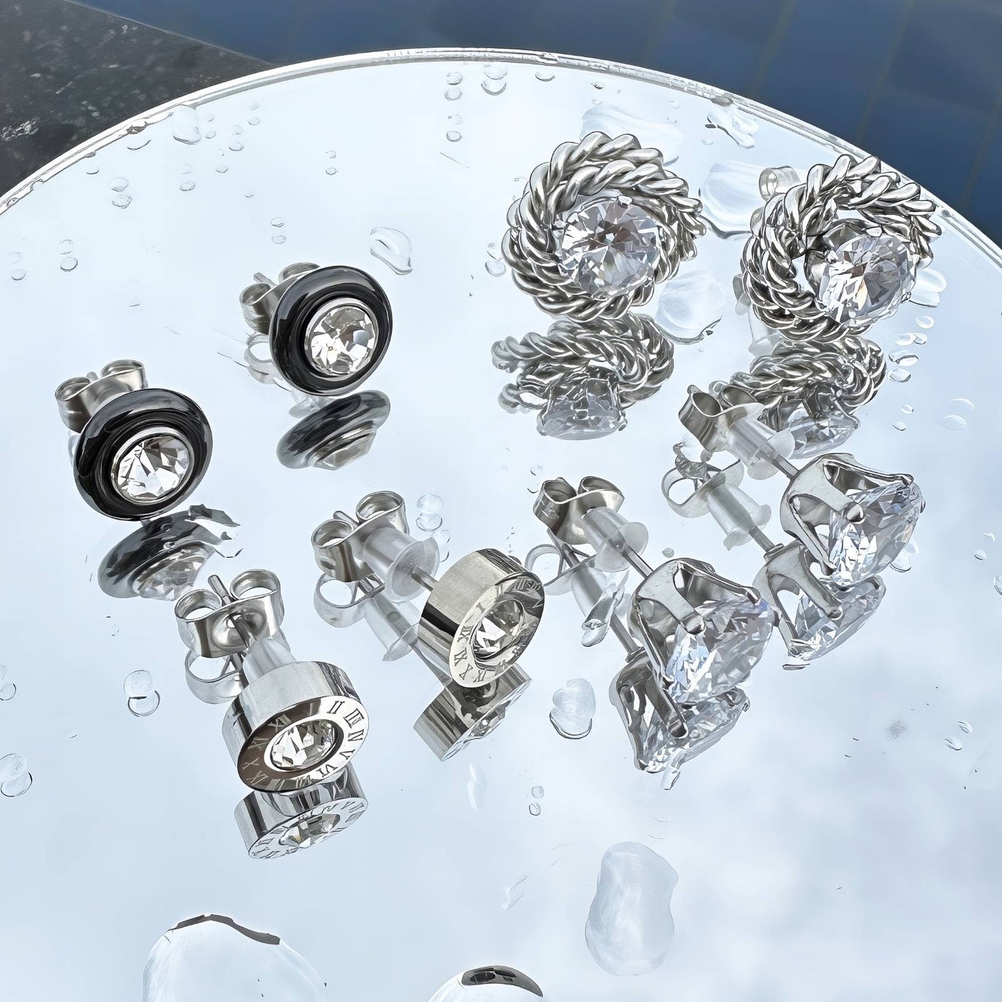 Stainless steel earrings