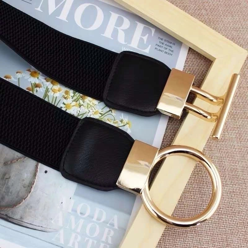 Stretch Fashion Belt 60-80 CM BLACK