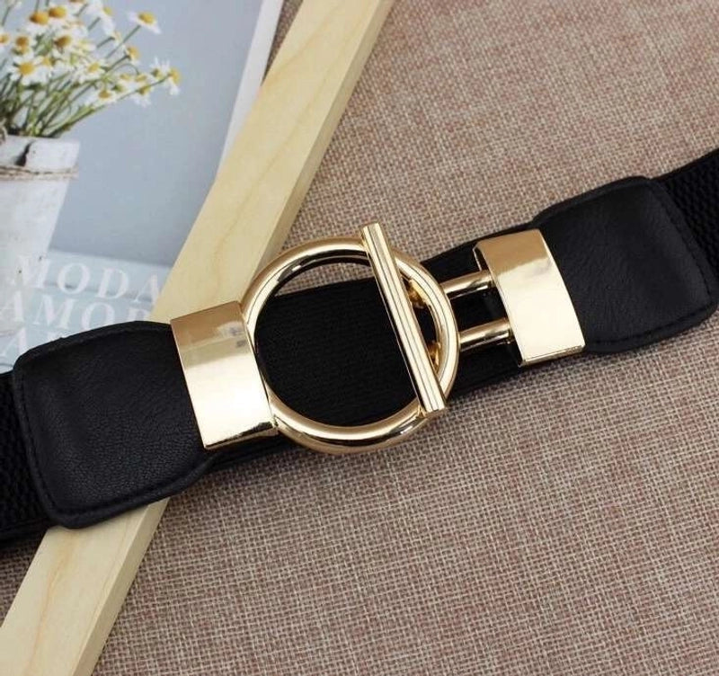 Stretch Fashion Belt 60-80 CM BLACK
