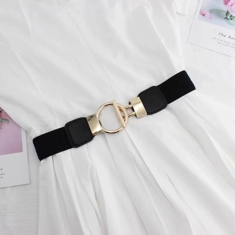 Stretch Fashion Belt 60-80 CM BLACK