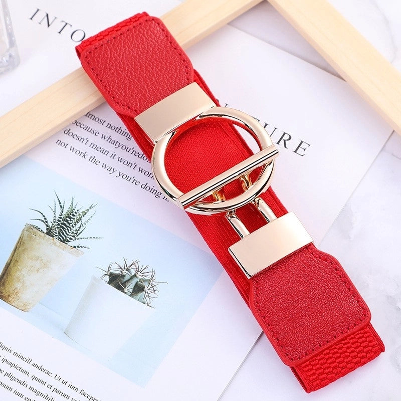 Stretch Fashion Belt 60-80 CM RED