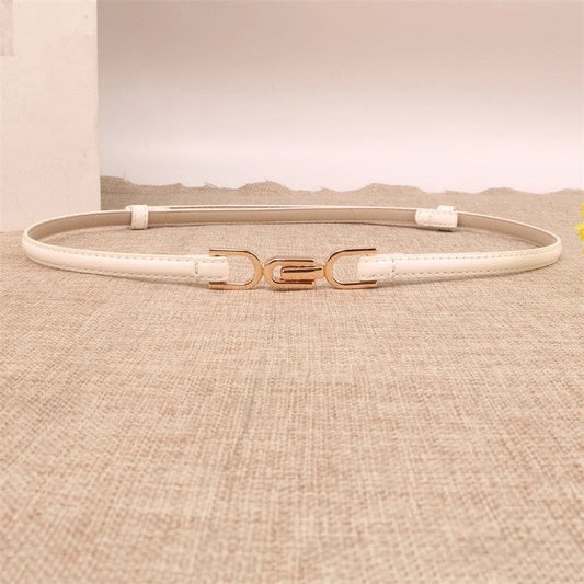 Iconic Lady Fashion Belt WHITE