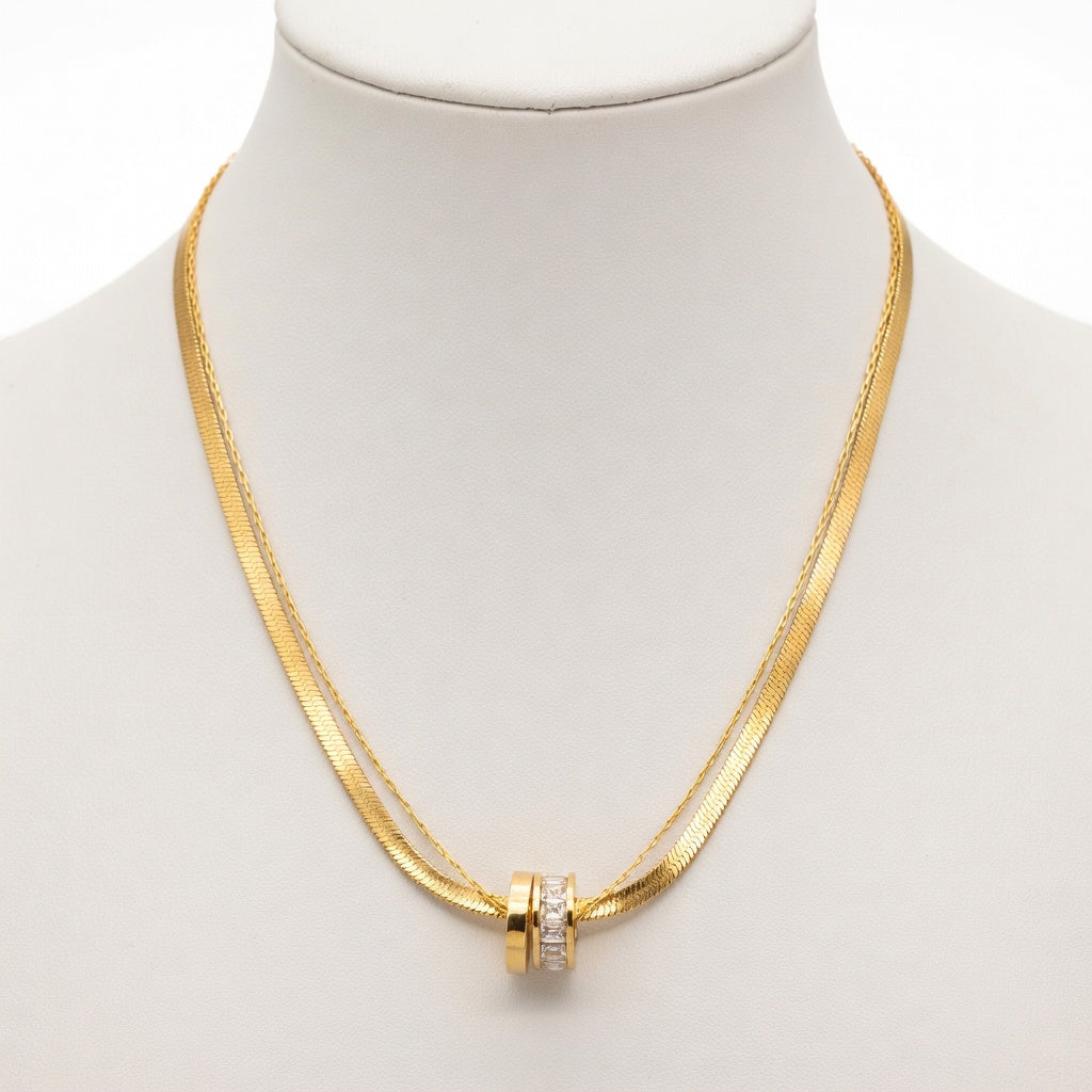 18K gold plated Stainless steel necklace