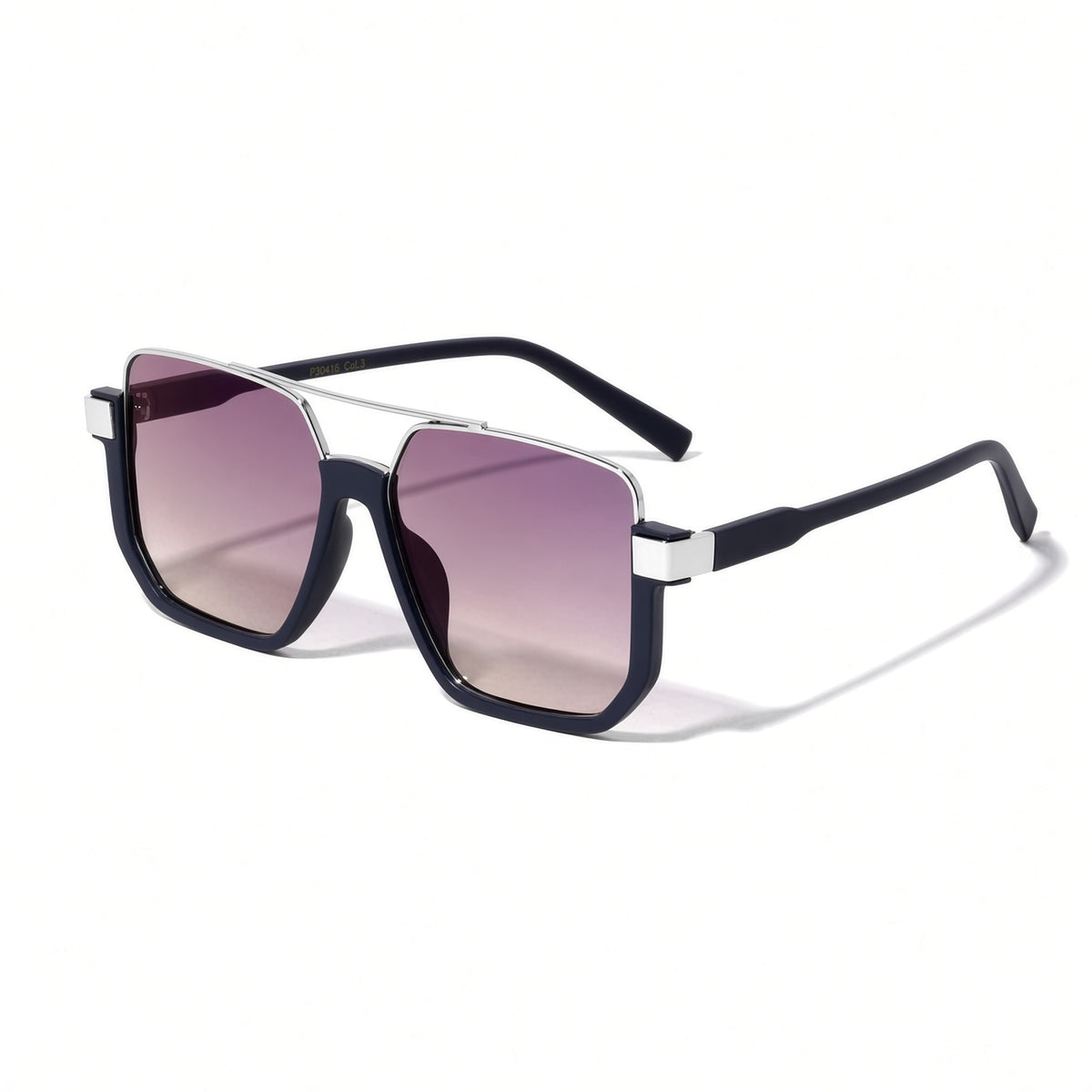 Purple Thick Square Aviator Sunglasses AVAILABLE SOON!