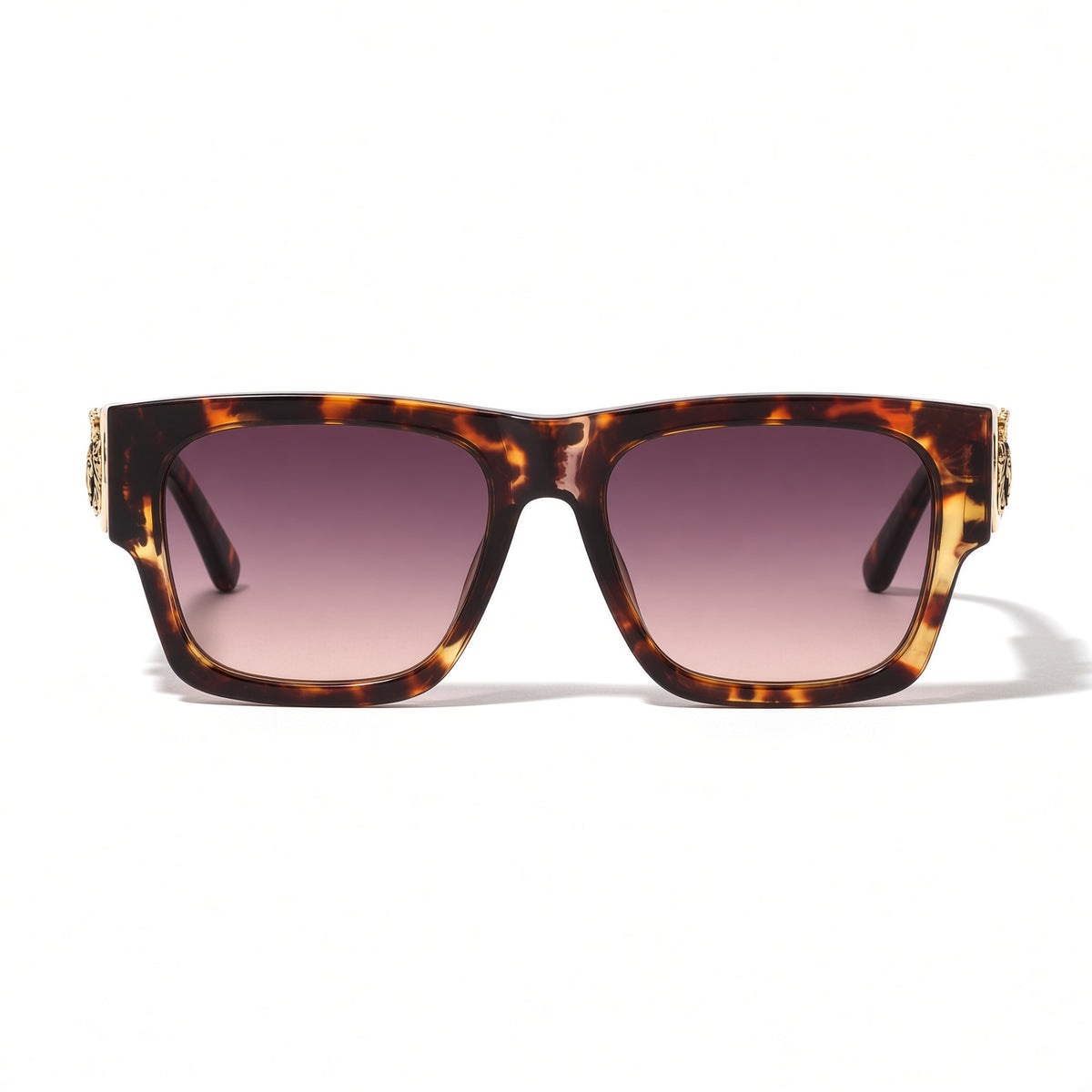 Thick Brown  Lioness Temple Classic Sunglasses AVAILABLE SOON!