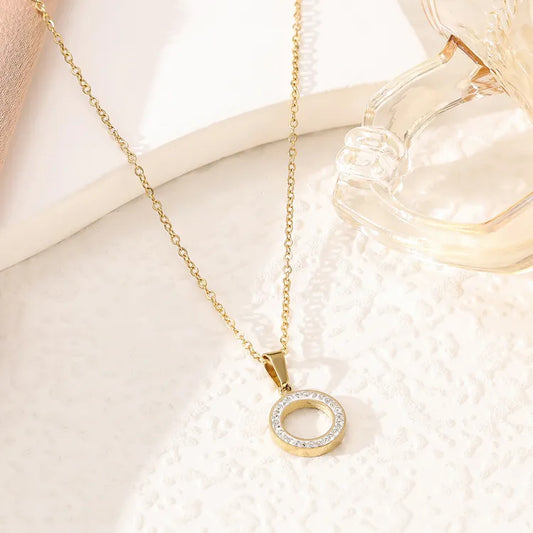 Veronica, 18K Gold Plated Stainless Steel Vacuum Electroplated Necklace Suitable For Women's Daily Wear