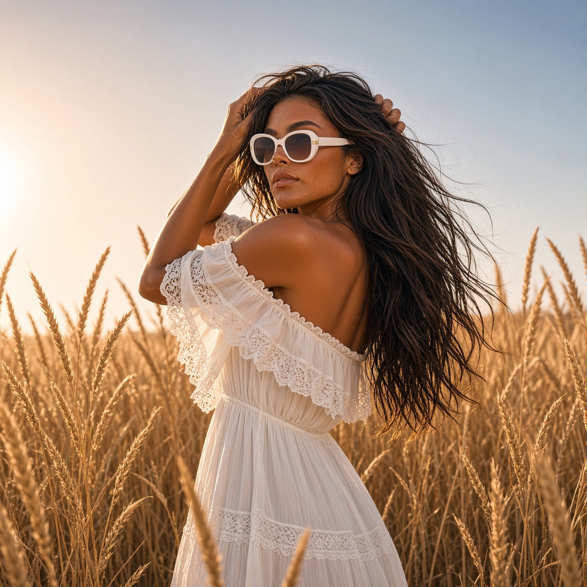 White Butterfly Frame Style Sunglasses for her AVAILABLE SOON!