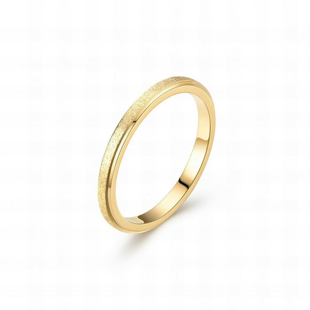 18K gold plated Stainless steel finger ring