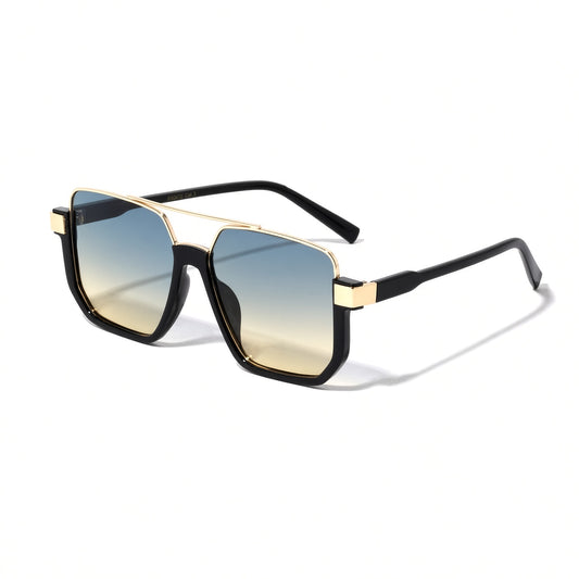 Black Thick Square Aviator Sunglasses AVAILABLE SOON!