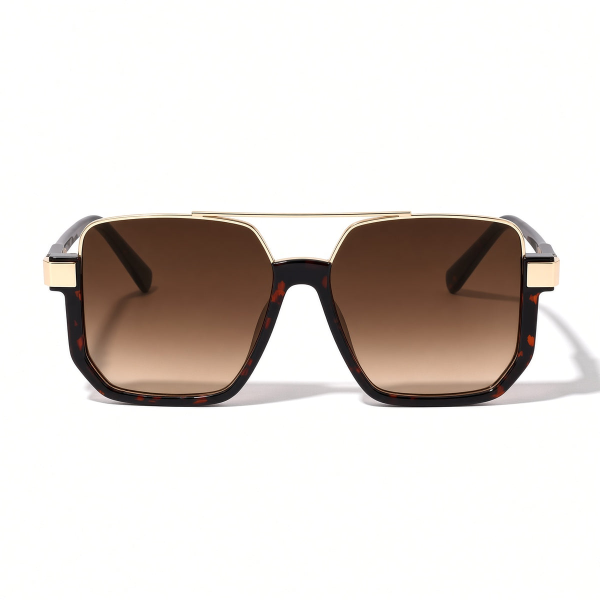 Brown Thick Square Aviator Sunglasses AVAILABLE SOON!