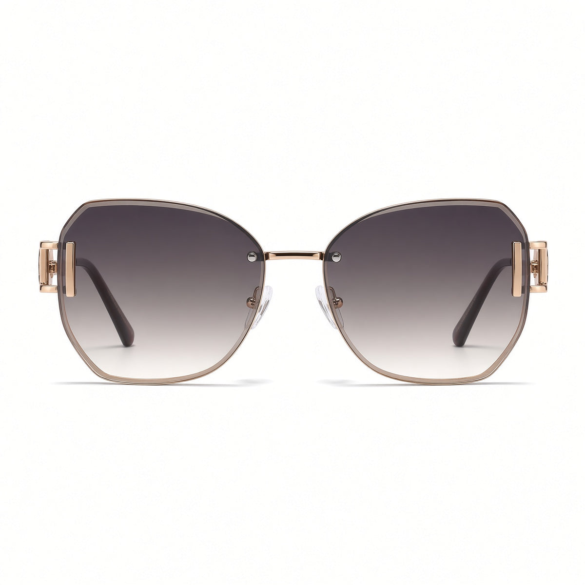 Mary Jane Metallic Rimless Sunglasses for her. AVAILABLE SOON!