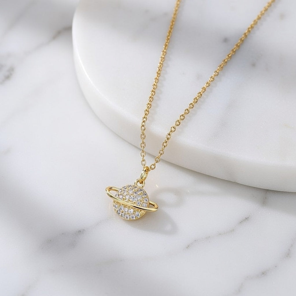 Roxie, Stainless Steel Titanium Steel Plating Inlay Rhinestones Pendant Necklace