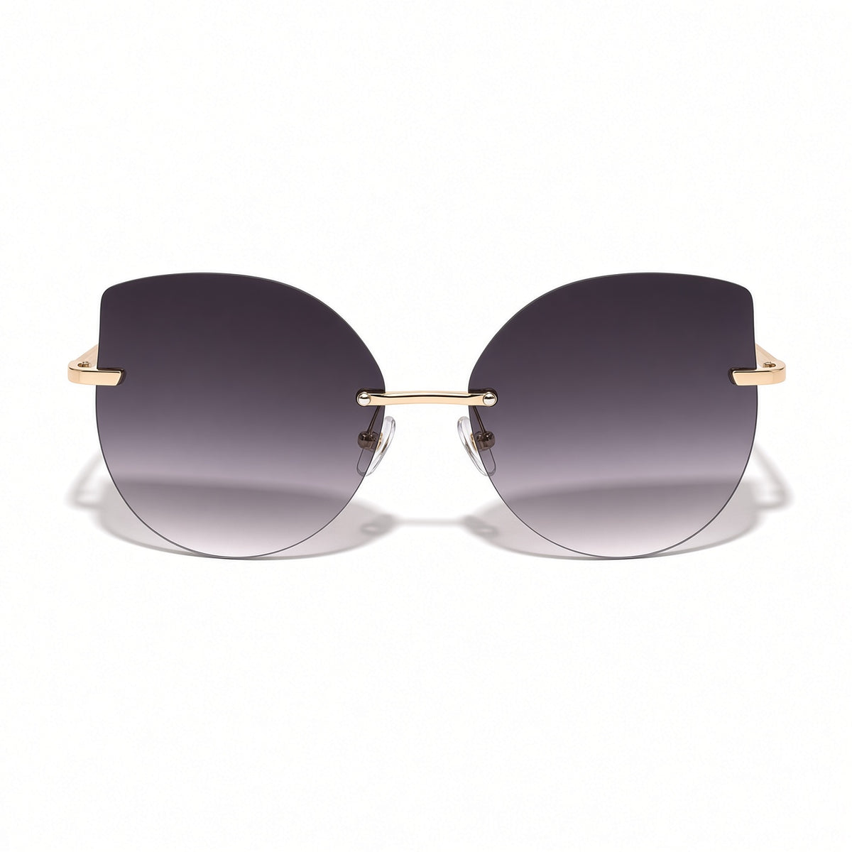 Metallic Rimless Cat Eye Sunglasses AVAILABLE SOON!