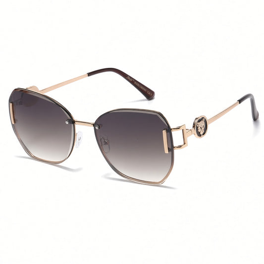 Mary Jane Metallic Rimless Sunglasses for her. AVAILABLE SOON!