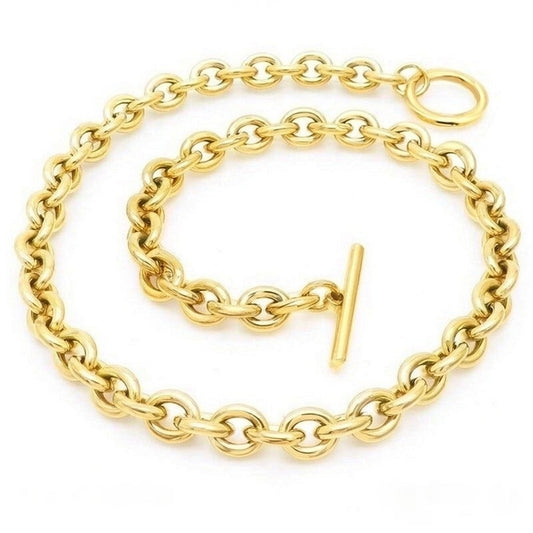 Ophelia, Stainless Steel Plating Necklace Gold