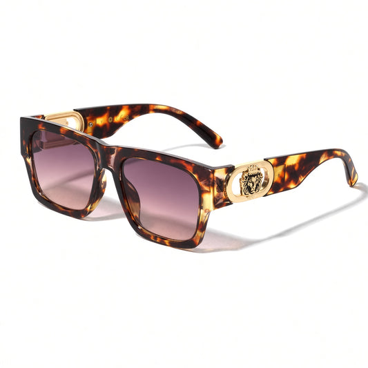Thick Brown  Lioness Temple Classic Sunglasses AVAILABLE SOON!