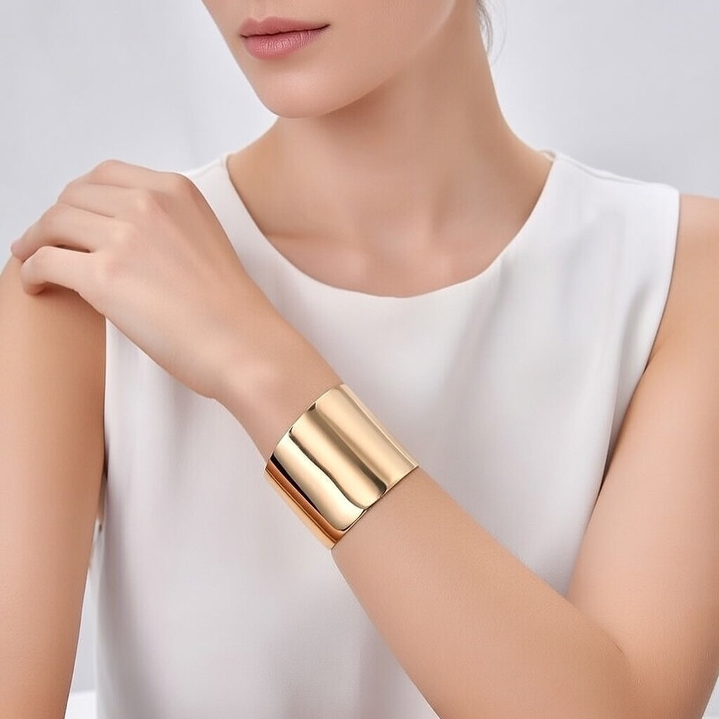 18K Gold Plated Bangle Bracelet